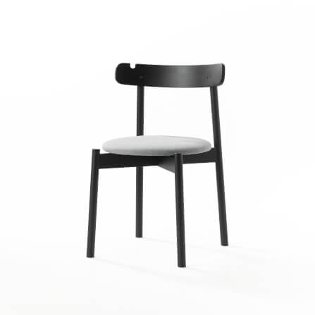 เก้าอี้ทานข้าว PODIUM LITE รุ่น PLUS CHAIR สี BLACK (ถอดประกอบได้)_0